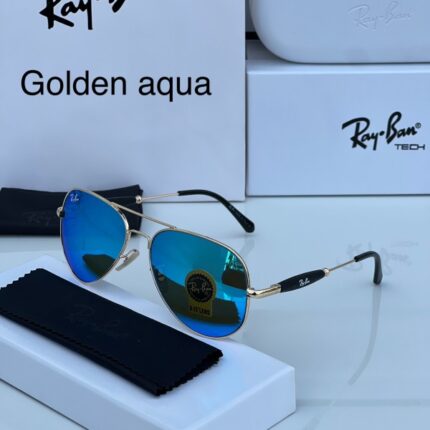 Rayban 3517 golden aqua mercury